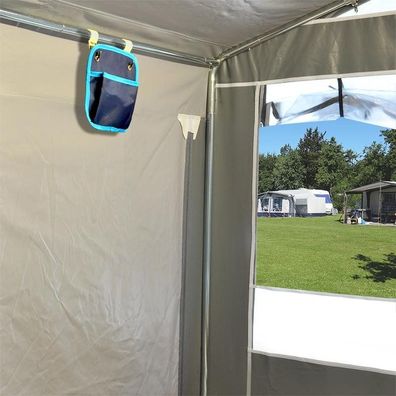 Hängeaufbewahrung KFZ 1 Fach für Camping Wohnwagen Werkzeug Kunststoff blau