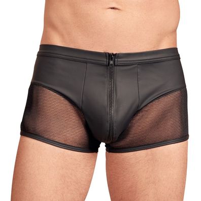 Sexy Herren Pants M L XL 2XL mit Zip Netz-Einsätze schwarz Shorts Club "Darnell"
