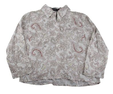 Cotton Belt Damen Vintage Bluse Hemdbluse Gr. M Mehrfarbig Neu