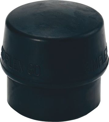 Simplex-Schonhammer Ersatzschlagkopf schwarz 80mm