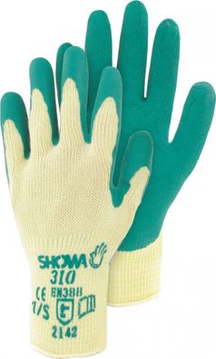 SHOWA Latex Handschuhe grün Gr. 9