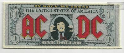 AC/DC Banknote official Aufnäher Patch Hard Rock