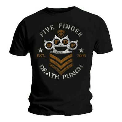 Five Finger Death Punch Chevron T-Shirt NEU & Official!