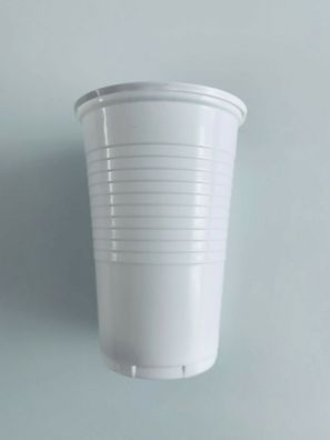 Trinkbecher 0.2l weiss 3000 Stück Drinking cups 0.2l white 3000 pieces