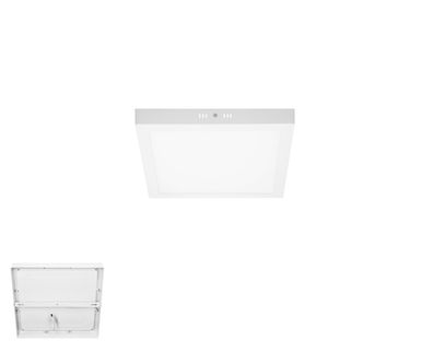 LED Panel Deckenleuchte Eckig 18W Weiß 220x220mm