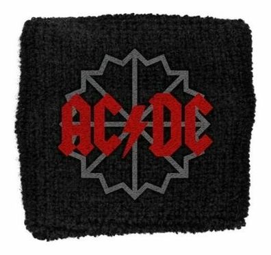 AC/ DC Black Ice Logo Schweißband-Sweatband Neuware und Original Lizensierter Artikel