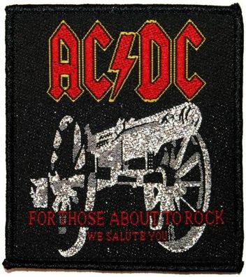 AC/ DC For Those About To Rock gewebter Aufnäher woven Patch