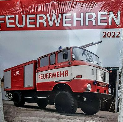 Broschüren- Kalender Feuerwehren 2022, Feuerwehrkalender 30 x 30 cm