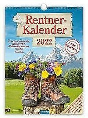 Rentner Kalender 2022 Rentnerkalender Gr. A4 Trötsch Verlag 24x33 cm