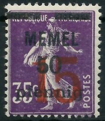 MEMEL 1921 Nr 48 postfrisch X41E9AE