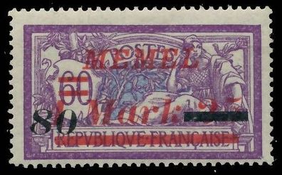 MEMEL 1922 Nr 120 ungebraucht X41E9D6
