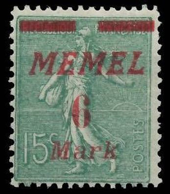 MEMEL 1922 Nr 111 ungebraucht X41EAAA