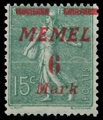 MEMEL 1922 Nr 111 ungebraucht X41EAA2