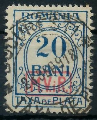BES. 1WK D-MV Rumänien PORTO Nr 3 gestempelt X4349F2