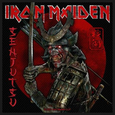 Iron Maiden Senjutsu Aufnäher Patch offizielles Merch