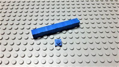 Lego 20 Stück Platten 1x1 Blau Nummer 3024