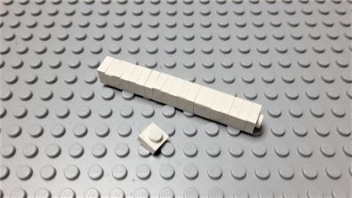 Lego 20 Stück Platten 1x1 Weiß Nummer 3024