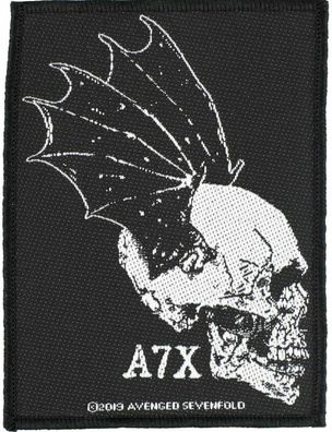 Avenged Sevenfold Skull Profile Aufnäher Patch Metal Shop
