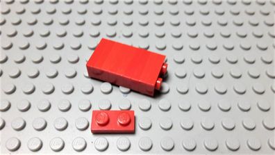 Lego 10 Stück Platten 1x2 Rot Nummer 3023