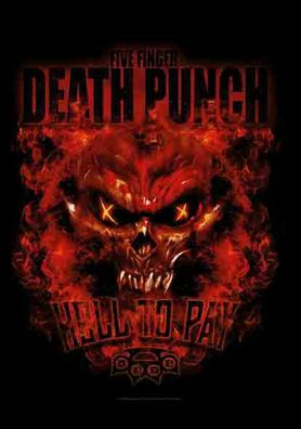 Five Finger Death Punch Hell To Pay Posterfahne Flagge Flag neu New Teutonic MS