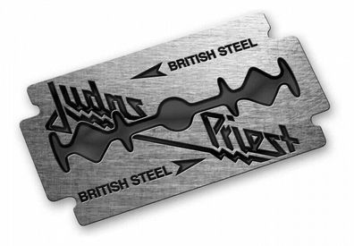 Judas Priest British Steel Anstecker Pin aus Metall Offiziell