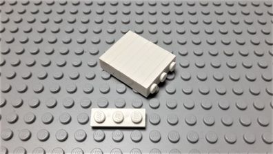 Lego 10 Stück Platten 1x3 Weiß Nummer 3623