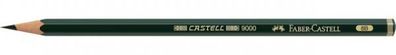graphitstift 9000 8B Holz 17,5 cm grün