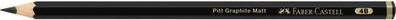 graphitstift Pitt Mat 4B 18 cm holzgrau