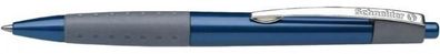 kugelschreiber Loox gummi blau