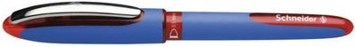 kugelschreiber One Hybrid C 0,5 mm Gummi rot/ blau