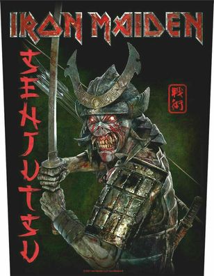 Iron Maiden Senjutsu Rückenaufnäher Backpatch Metal Shop