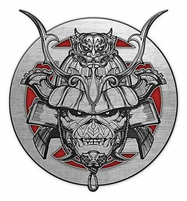 Iron Maiden Senjutsu Anstecker-Pin Metall Offiziell lizensiert Heavy Metal