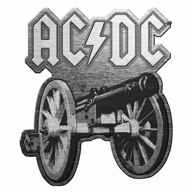 AC/ DC Anstecker For those about to rock aus Metall Offiziell lizensiert
