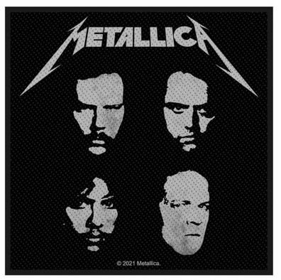 Metallica Black Album gewebter Aufnäher / woven Patch 100% offizielles Merch