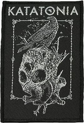 Katatonia Crow Skull Offiziell Patch Aufnäher Metal Neu- New 100% offiziell