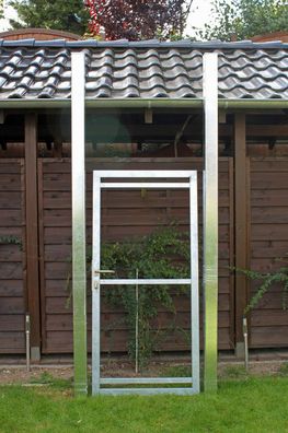Einfahrtstor Hoftor Gartentür 1,27m x 2.00m für eine bauseitige Holzfüllung Tür