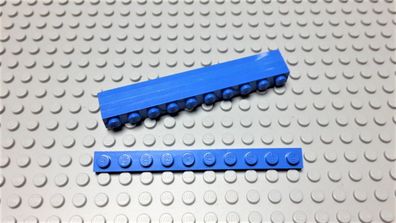 Lego 5 Stück Platten 1x8 Blau Nummer 4477