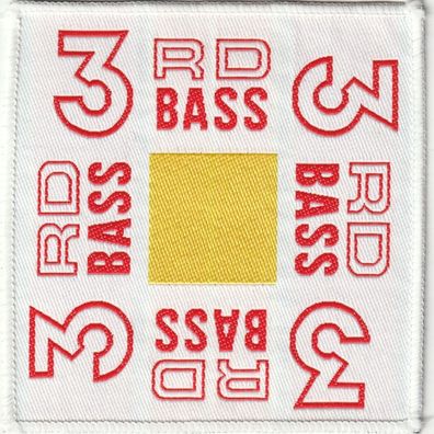 3Rd Bass Logo gewebter Aufnäher woven Patch