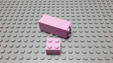 Lego 5 Stück Basicsteine 2x2 hoch Pink Hell-Rosa Nummer 3003
