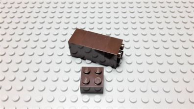 Lego 5 Stück Basicsteine 2x2 hoch Dunkelbraun Nummer 3003
