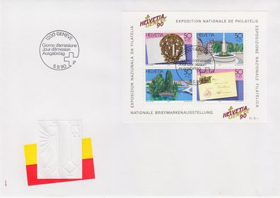 Schweiz Switzerland [1990] MiNr 1427-30 Block 26 ( FDC ) [01]