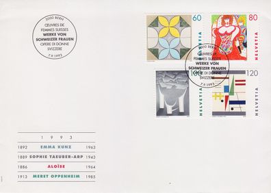 Schweiz Switzerland [1993] MiNr 1506-09 ( FDC ) [01]