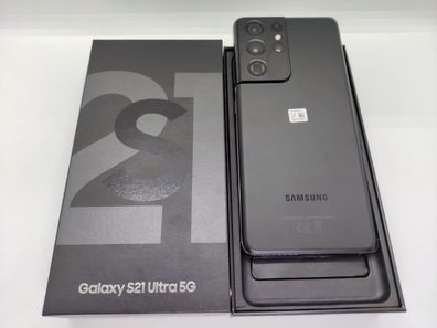Samsung Galaxy S21 Ultra 5G, 128 GB, Phantom Black, WIE NEU, OVP, nicht versiegelt