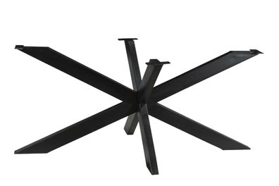 Tischgestell Spider Tischkufen Tischbein Stahl Design Kreuzgestell für Oval 240