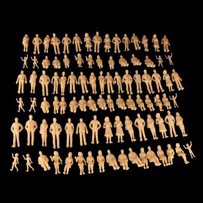 100 Stk. Modellbau Figuren Architektur Figuren Maßstab 1:24 1:25 Zubehör (0,25€/1Stk)