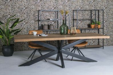 Mangoholz massiv Tisch Küchentisch Esszimmertisch Sturdy Spider 240 cm x 100 cm