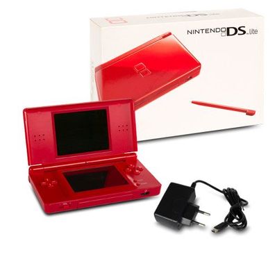 Original Nintendo DS LITE Konsole Rot / Red in OVP #72D