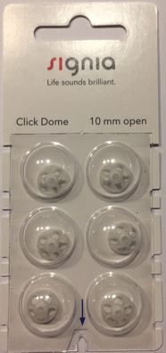Signia Click Dome 10 mm open 6er Blister