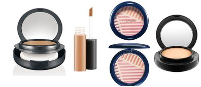 MAC Cosmetics Beauty Set HighLight Powder Abdeckstift 2x Foundation Grundierung