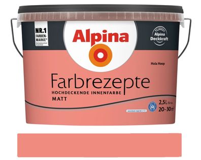 Alpina Farbrezepte 2,5 L. Hula Hoop Matt